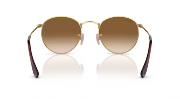 Ray-Ban Round Metal Gold/ Clear Gradient Brown