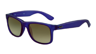 Ray-Ban Justin Transparent  Blue rubber/ Gray gradient