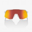 100% S3 Soft Tact White/ HiPER Red Multilayer Mirror Lens + Clear Lens