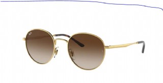Ray-Ban Round Gold/ Gradient Brown