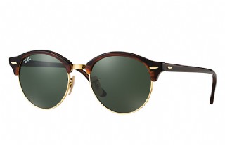 Ray-Ban Clubround Tortoise/ Green Classic G15