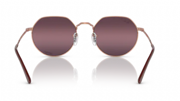 Ray-Ban Jack Rosé Gold/ Red Mirror Gradient Polarized